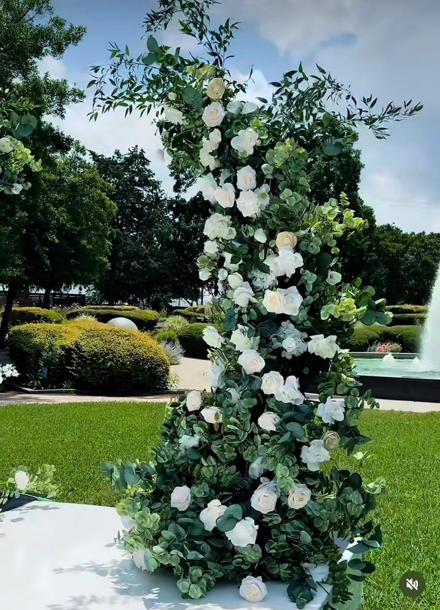 Arco floral para boda